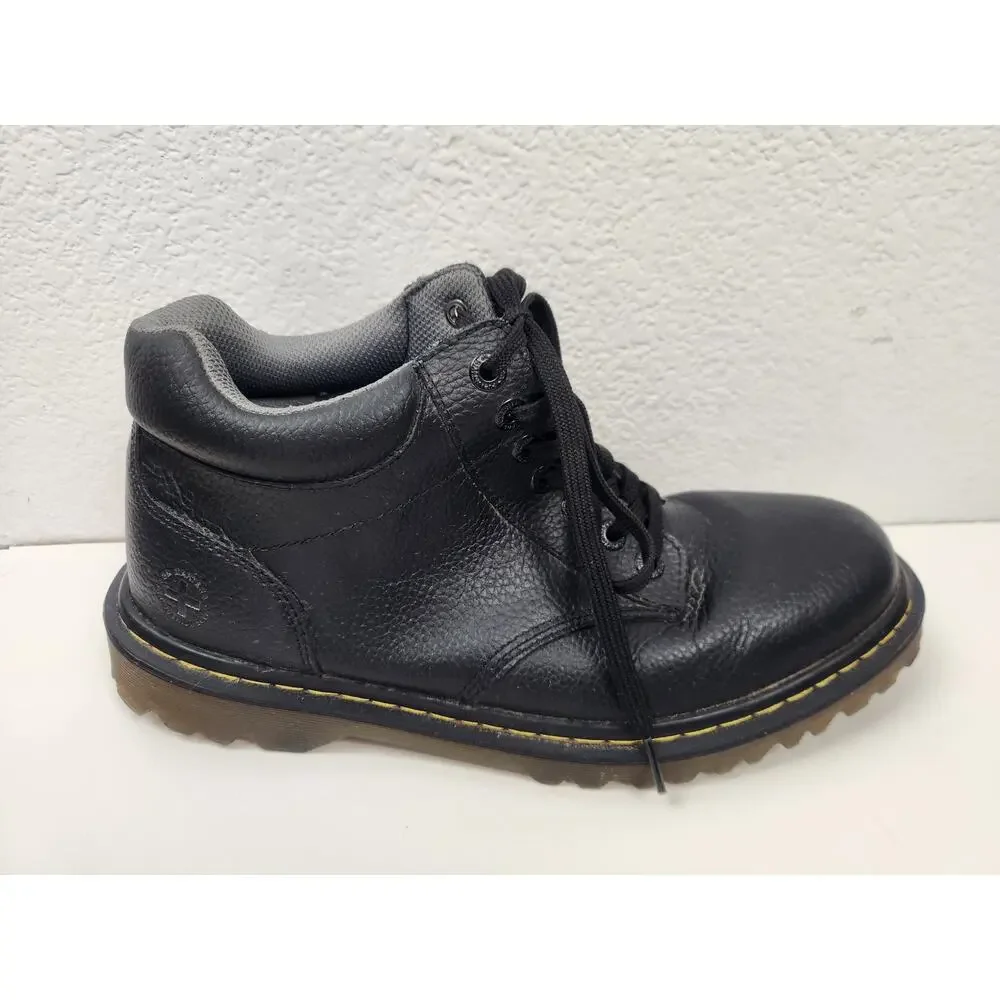 Dr. Martens Harrisfield Boot Black Leather Men Size 12 Work